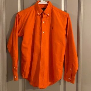 Halloween orange Ralph Lauren youth shirt Size M(12/14)